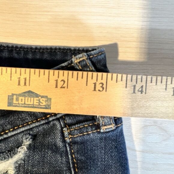 Womens ABERCROMBIE & FITCH Dark Wash Skinny Slim Low Rise Jeans 00 24” Floral - Picture 11 of 16